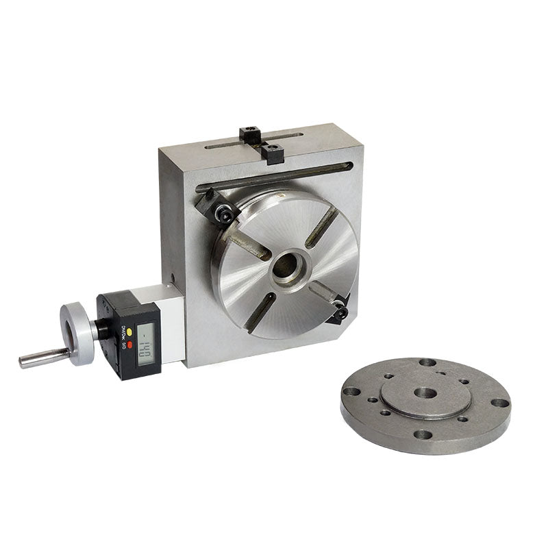 100mm Digital Rotary Worktable with Chuck Backplate