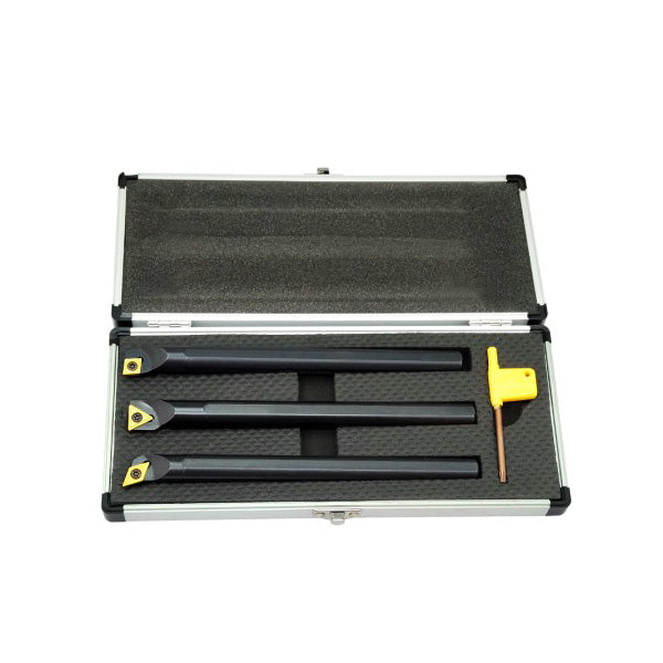 TiN Carbide Indexable Boring Bar 3pc Set