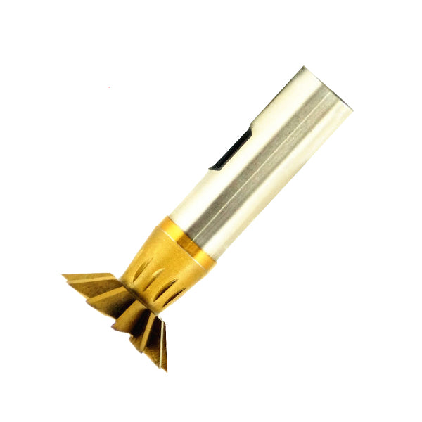 45° TiN HSS Dovetail Milling Cutters