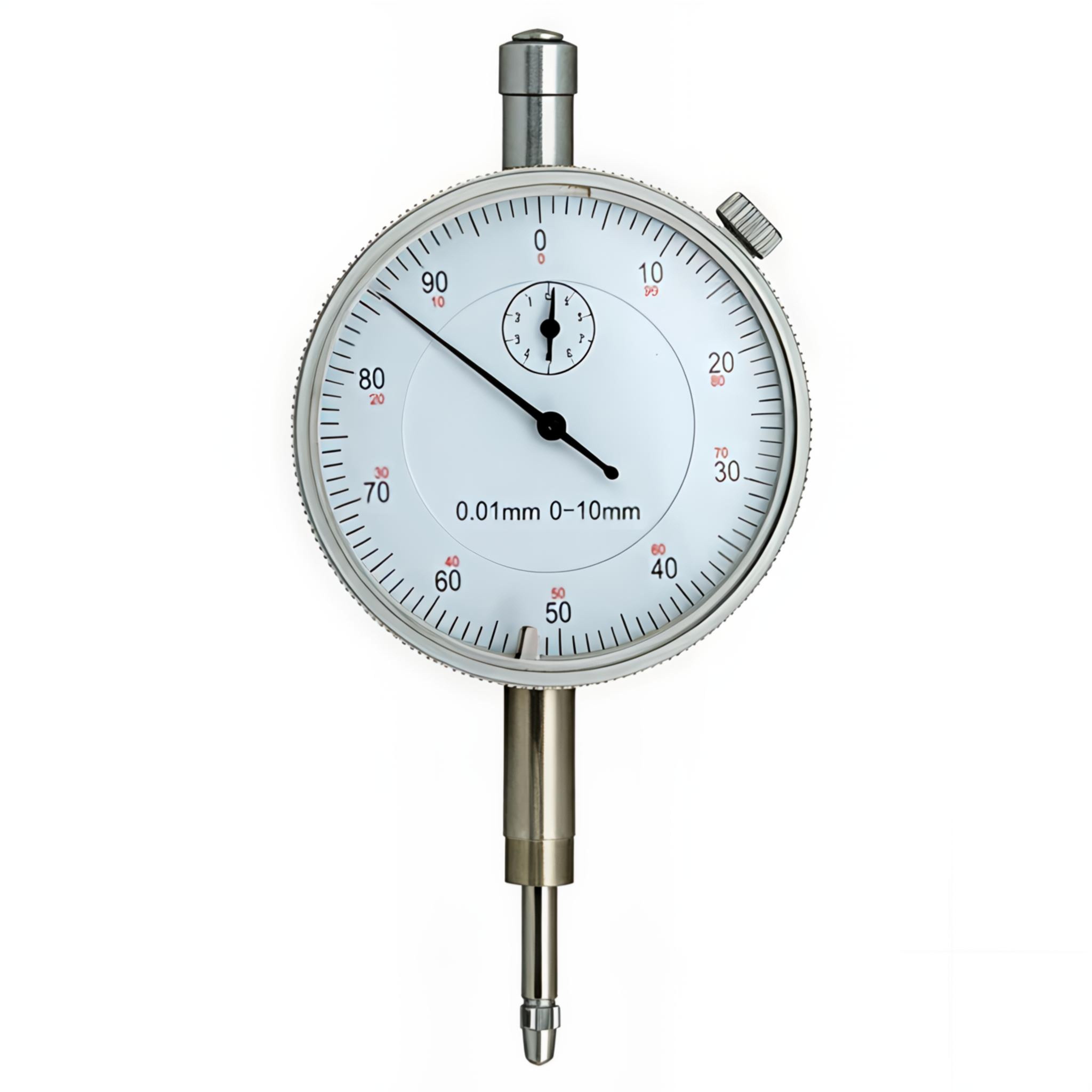 Dial Gauge 0-10mm x 0.01 - Back Lug