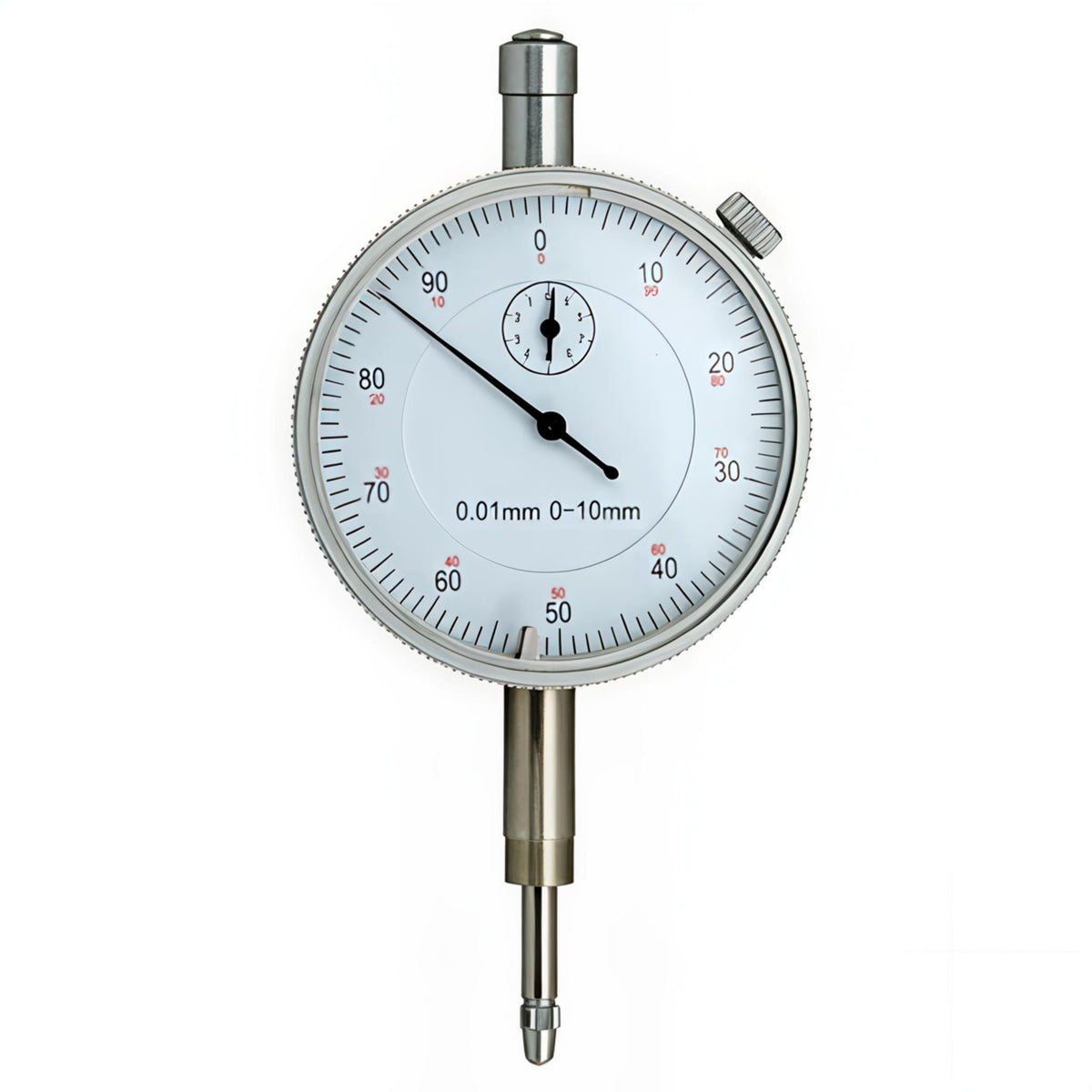 Dial Gauge 0-10mm x 0.01 - Back Lug