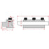Parting Blocks with Tapered M42 HSS-Co8 Blade