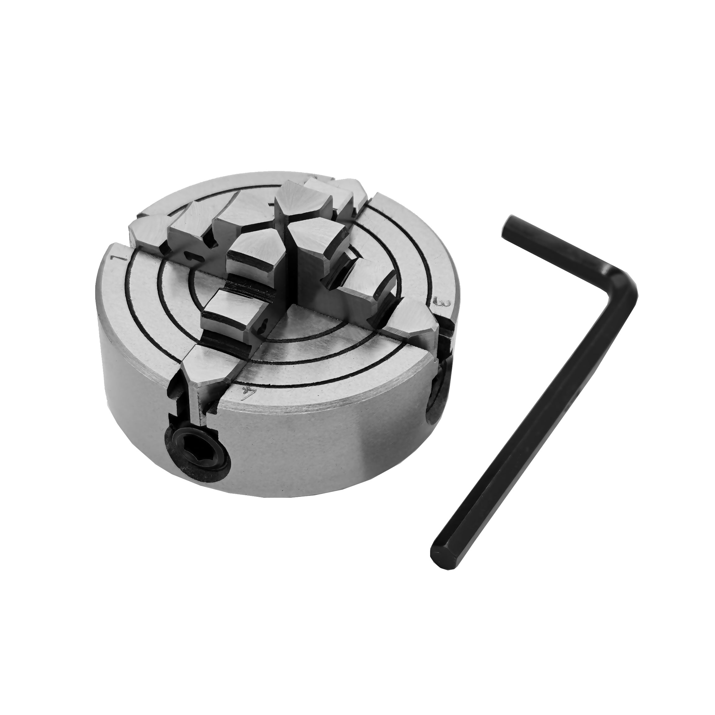 70mm 4-Jaw Independent Chuck, M14x1mm