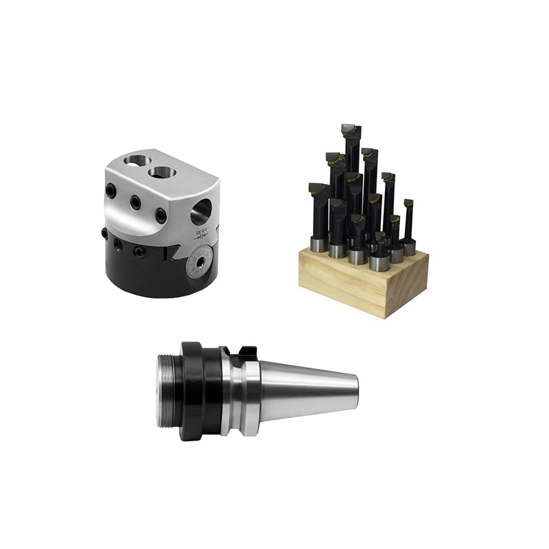 75mm Boring Head with Arbor and 18mm Boring Bar Set