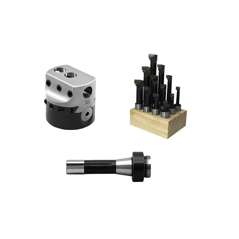 75mm Boring Head with Arbor and 18mm Boring Bar Set
