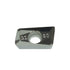 A single metallic turning insert with a central hole, featuring the stamped characters 'G2' and '80' on its faces, shown on a plain white background.