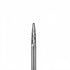 A single metallic rotary burr bit with a fluted cutting head and straight shank, shown vertically against a plain white background.