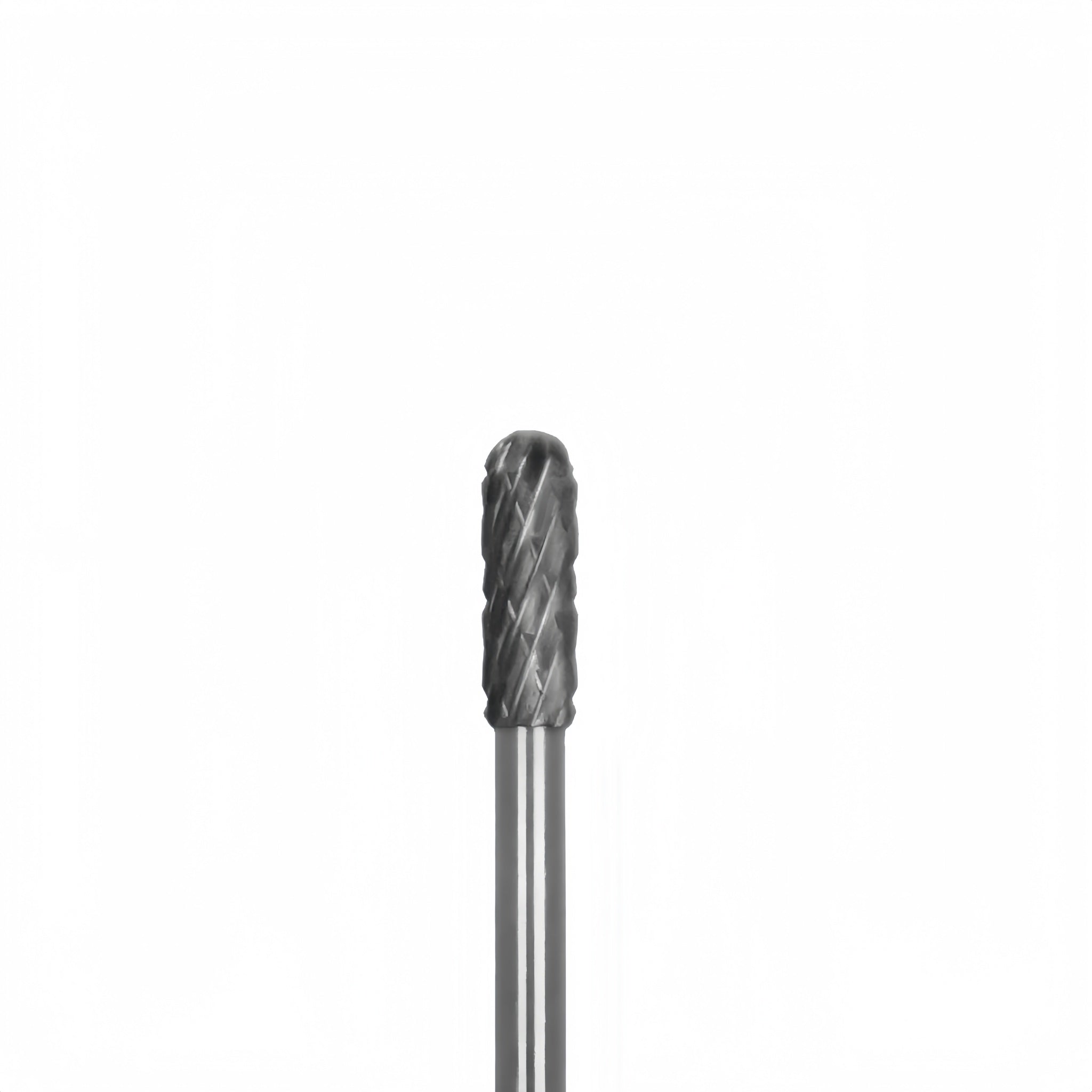 Metal burr tool on a white background