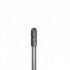 Metal burr tool on a white background