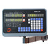 A digital display scale controller labeled DRO-2V, featuring a gray housing, a black faceplate with yellow LED readouts, a blue and white keypad, and an XH logo, shown on a white background.