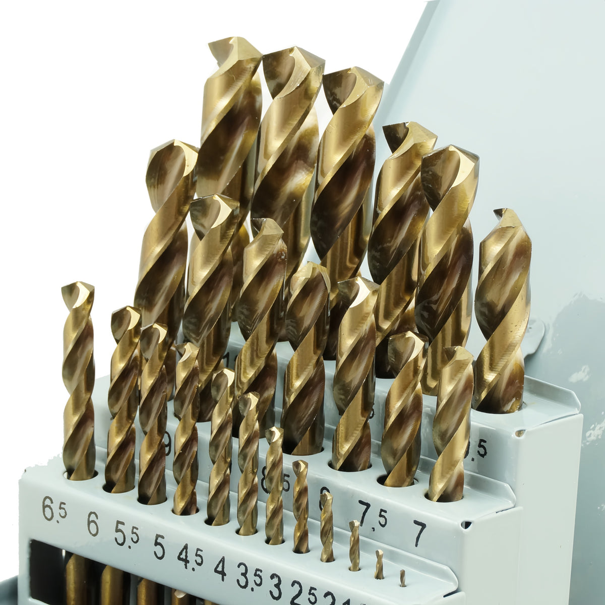 HSS-Co (5% Cobalt) Drill Bits 1-13mm Set 25pcs (Split Point)
