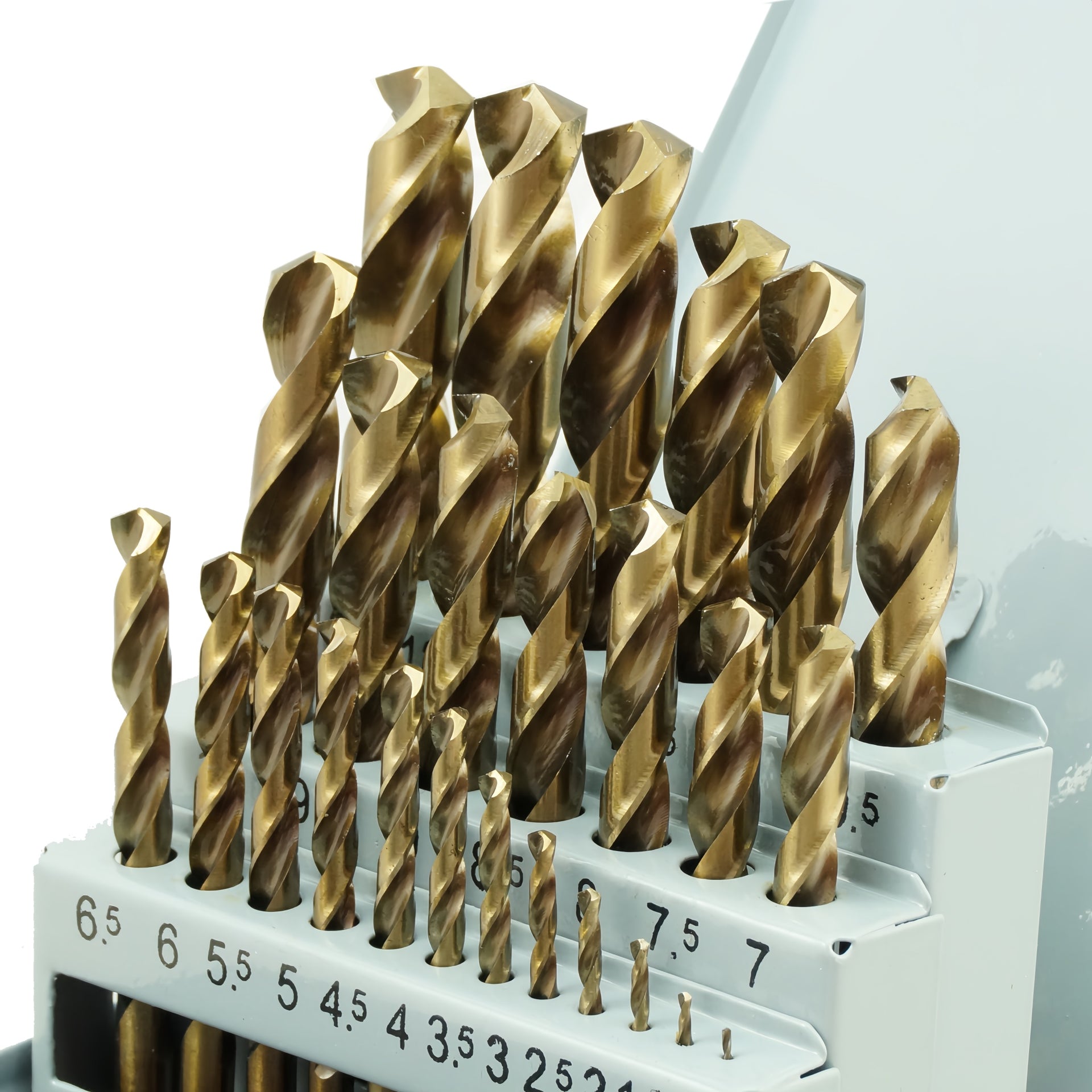 HSS-Co (5% Cobalt) Drill Bits 1-13mm Set 25pcs (Split Point)