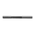 A side view of a high-speed steel machine reamer with a straight flute and parallel shank, silver in color.