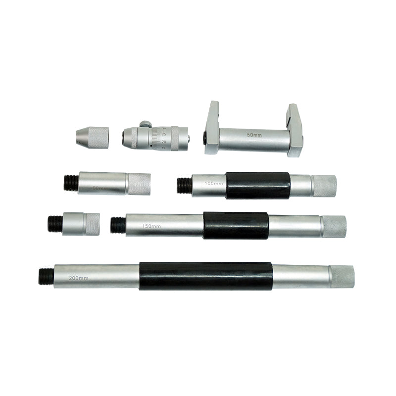 Tubular Rod Inside Micrometer Set 50-600mm 0.01mm