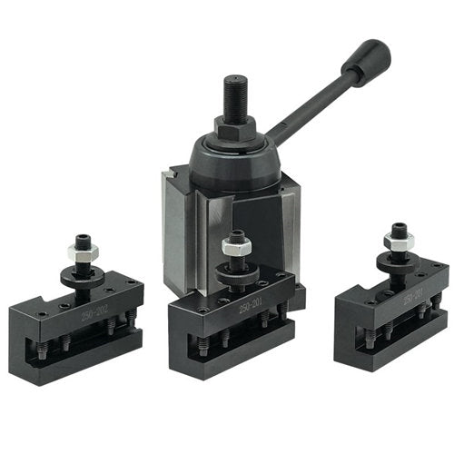 Model 222 Wedge Type Quick Change Tool Post Set