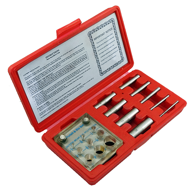 Punch & Die 9pc Set 1/8 - 3/4"