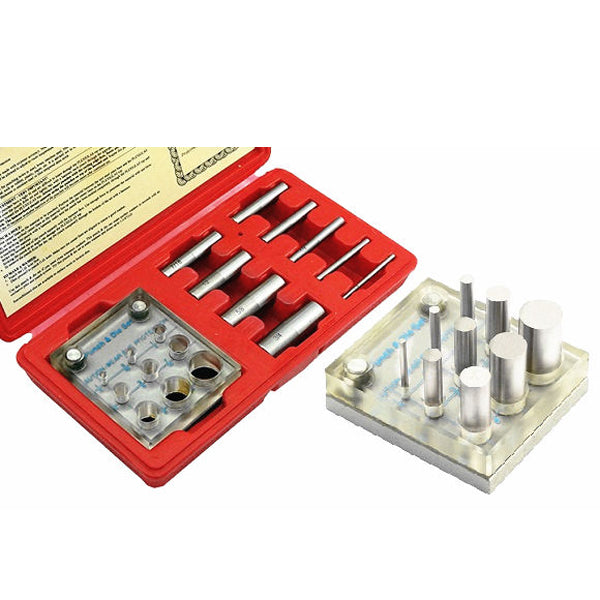 Punch & Die 9pc Set 1/8 - 3/4"