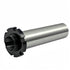 A Quick Release MT3 - MT2 Morse Taper Adaptor with an open end and a black release nut.