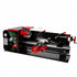 A black and red SIEG PREMIUM SC20 lathe with a digital display, spindle bearing, and a 3-jaw chuck.