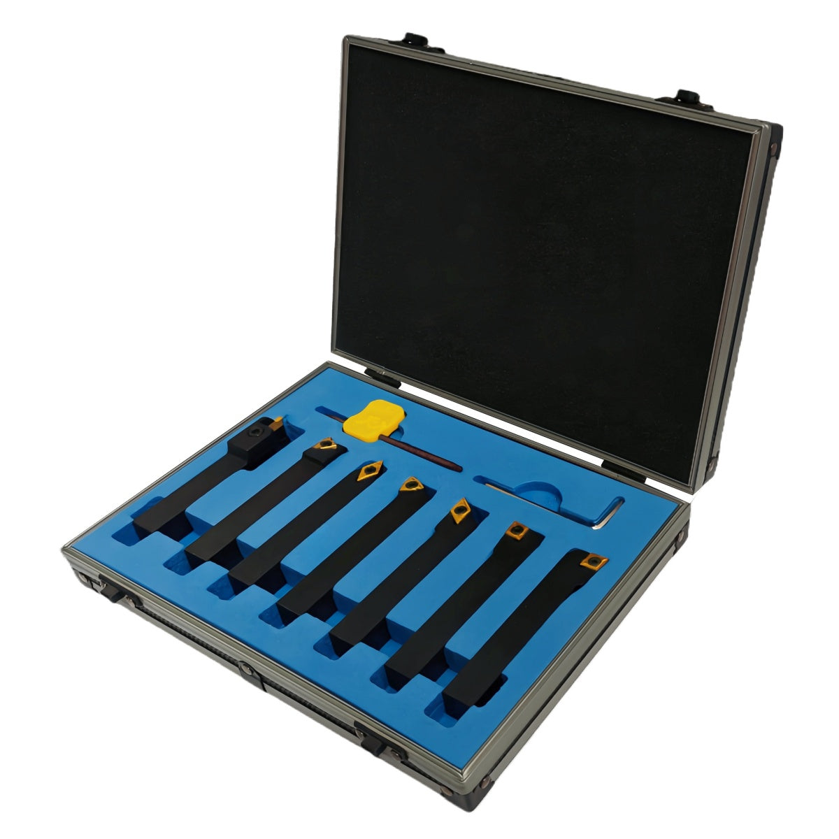 TiN Carbide Indexable Turning Tool Standard 7pc Set