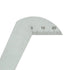 A close-up of a metal angle ruler showing a 0-10-20 millimeter scale on a plain white background.