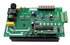 This is an electronic control board, with various electronic components such as capacitors, connectors, and integrated chips, mounted on a green circuit board.