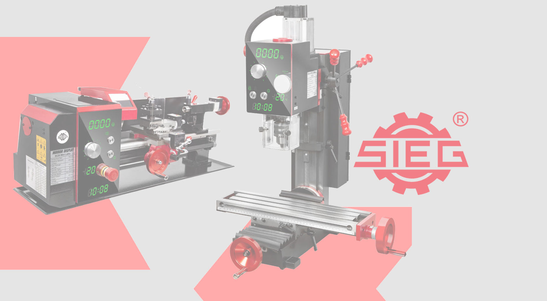 SIEG Metalworking Machines Lathe, Mill Drill, CNC Machine – Ausee ...