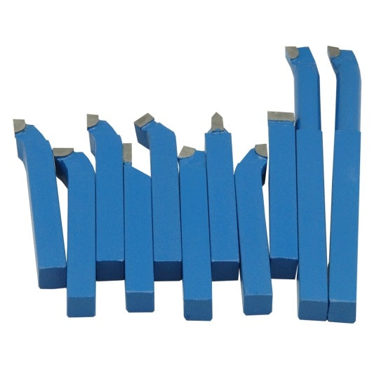 Carbide Tipped 11pcs Lathe Tool Set