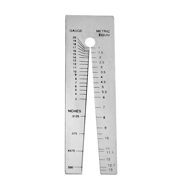 Outside Type Gauge 1-13mm / 20 Gauge - 1/2"
