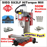 SIEG SX2LF HiTorque Mill - R8, with Starter Pack